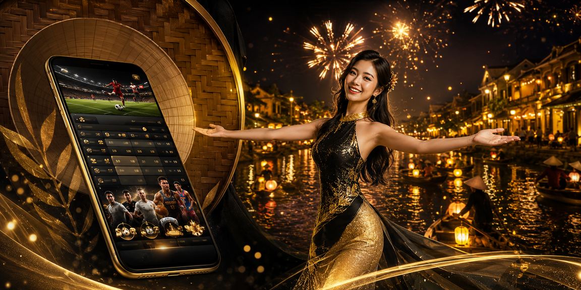 Người hâm mộ xem bóng đá và thể thao tại Hội An buổi tối